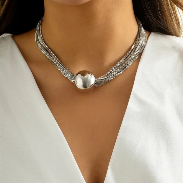 Sablino™ |Radiant Alloy Cuban Necklace