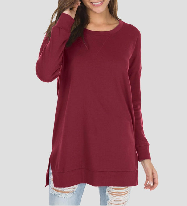 Casual Long Sleeve Dames T-Shirt