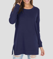 Casual Long Sleeve Dames T-Shirt
