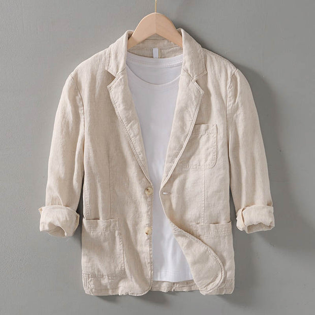 Damien Breezy Linen Blazer