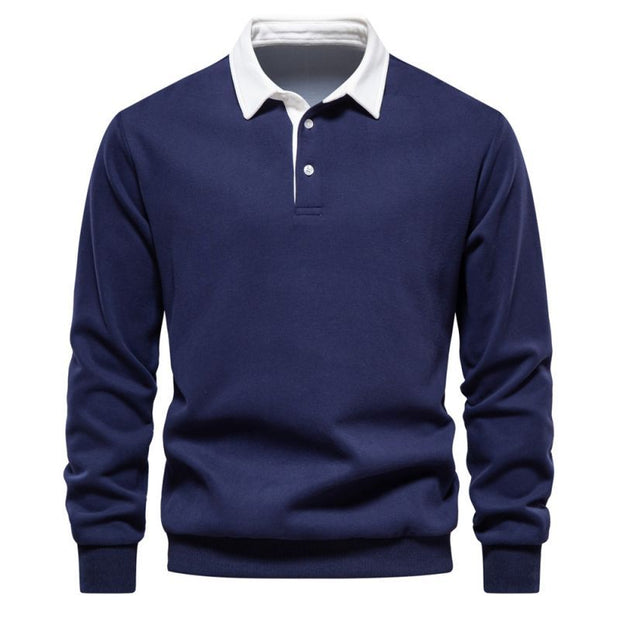 James I Poloshirt met lange mouw
