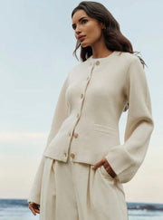 Sofia™ | Cardigan met Knoopsluiting en Elegante Snit