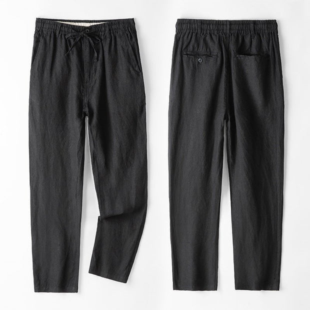 Soleto - Linnen Tailored Fit Chino's