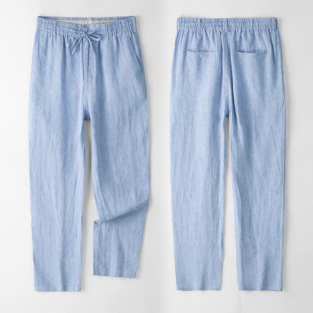 Soleto - Linnen Tailored Fit Chino's
