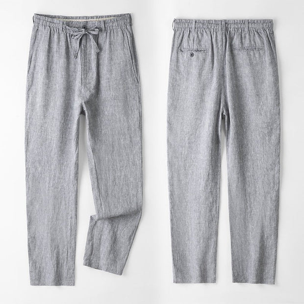 Soleto - Linnen Tailored Fit Chino's