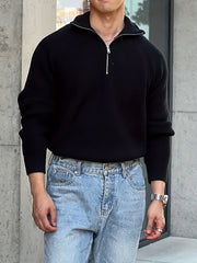 Zipper heren sweater