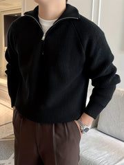 Zipper heren sweater