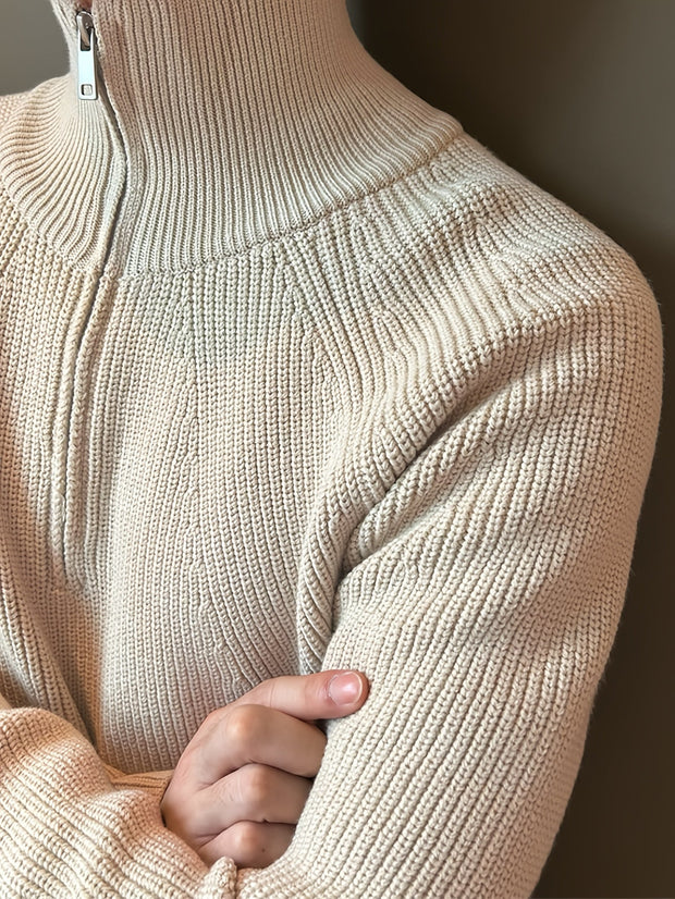Zipper heren sweater