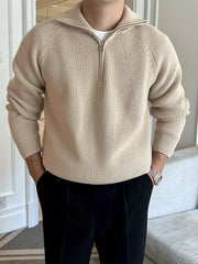 Zipper heren sweater