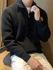 Zipper heren sweater